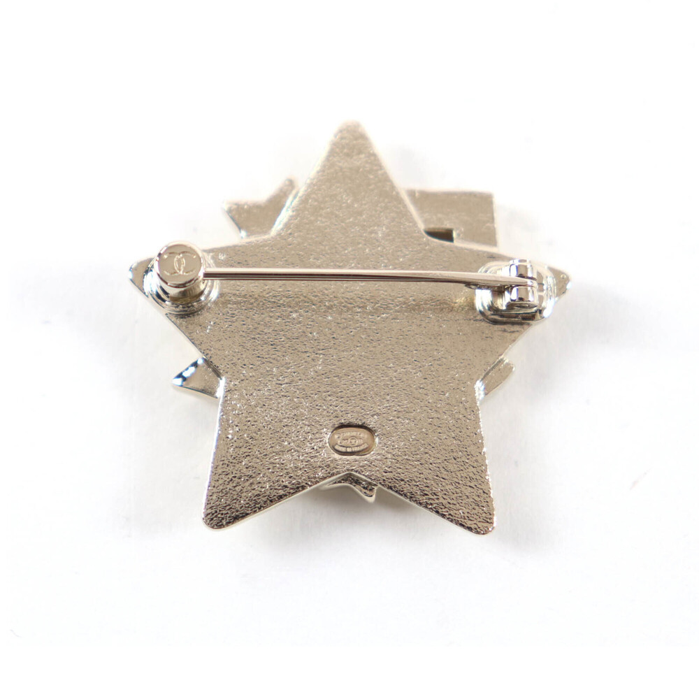 CHANEL Authentic Gold Logo Brooch - Picture 2 of 7
